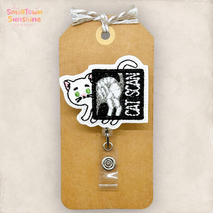 Cat Scan Badge Topper