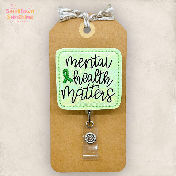 Mental Health Matters Badge Topper