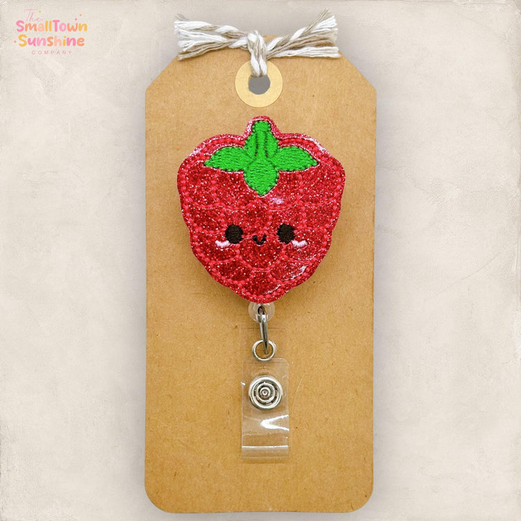 Raspberry Badge Topper