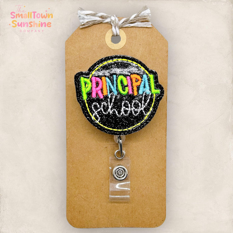 School Principal Badge Topper
