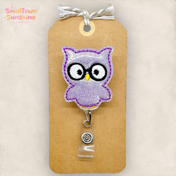 Nerdy Owl Badge Topper