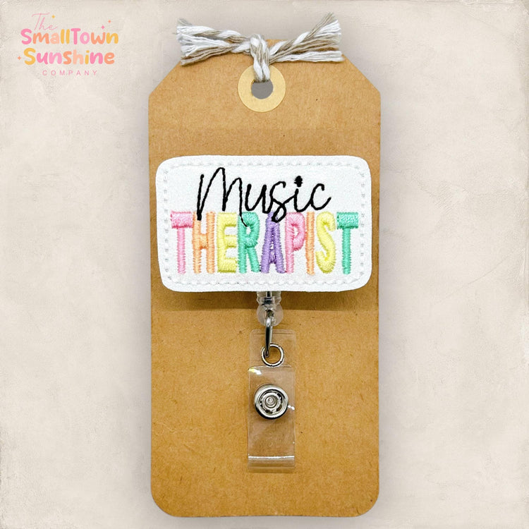 Music Therapist Badge Topper