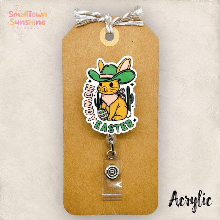 Howdy Easter Badge Topper