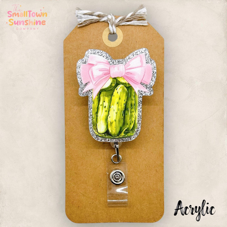 Coquette Pickle Jar Badge Topper