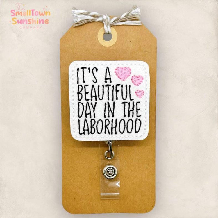 It’s a Beautiful Day in the Laborhood Badge Topper