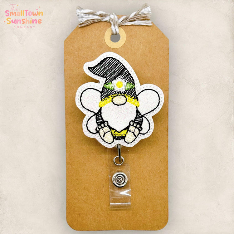 Bumblebee Gnome Badge Topper