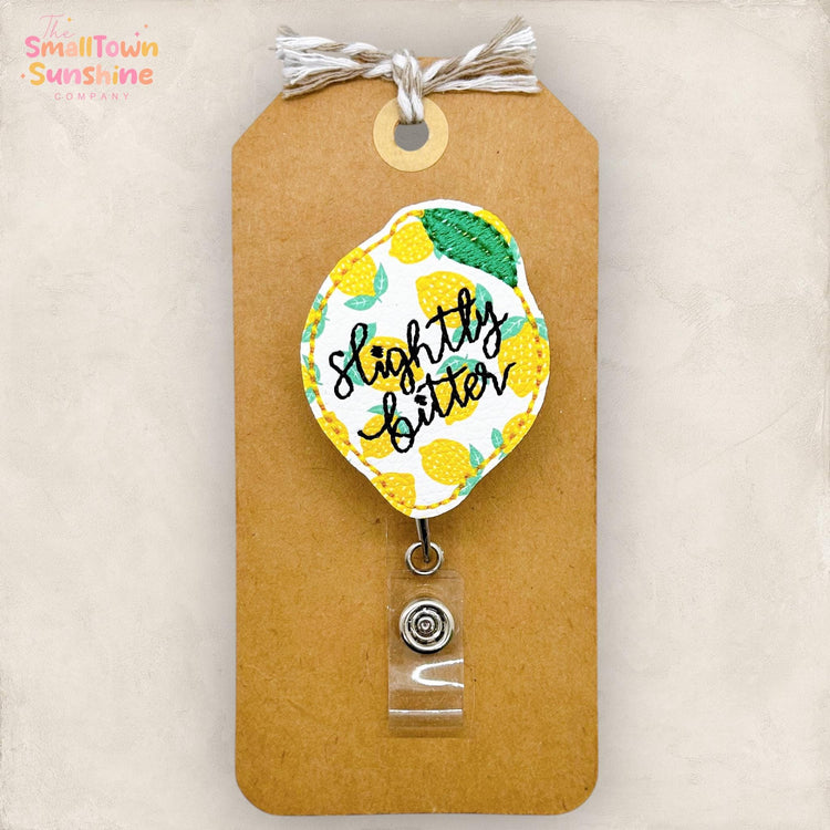 Slightly Bitter Badge Topper