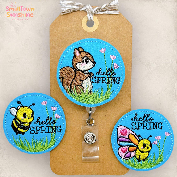 Hello Spring Badge Topper