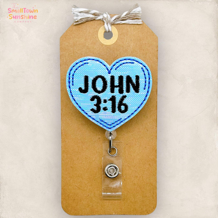 John 3:16 Badge Topper