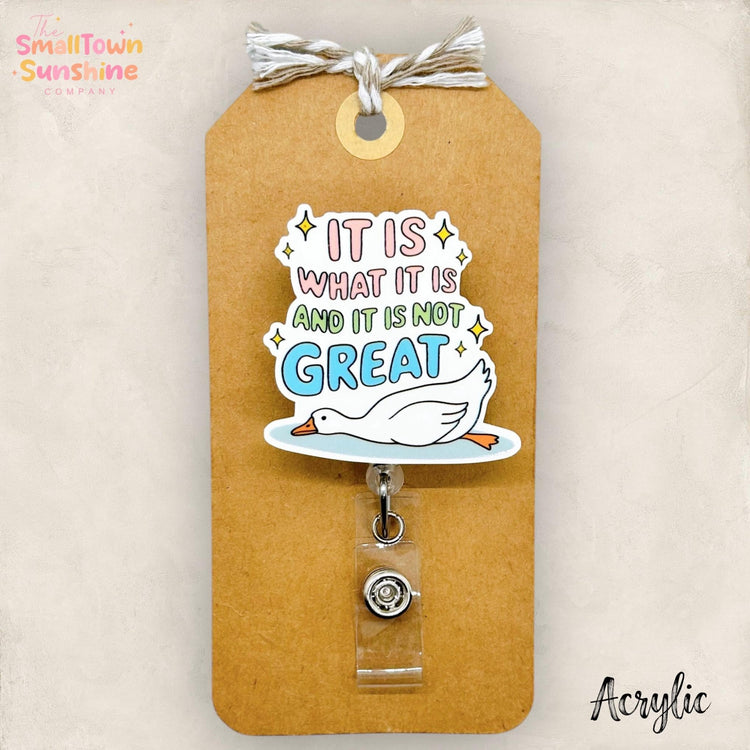 It is What it Is Badge Topper