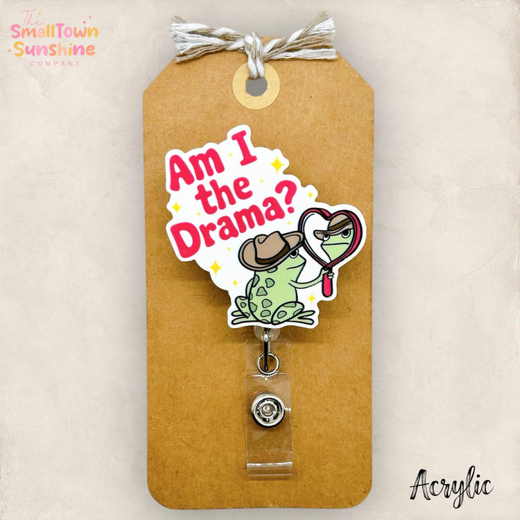 Am I the Drama Badge Topper