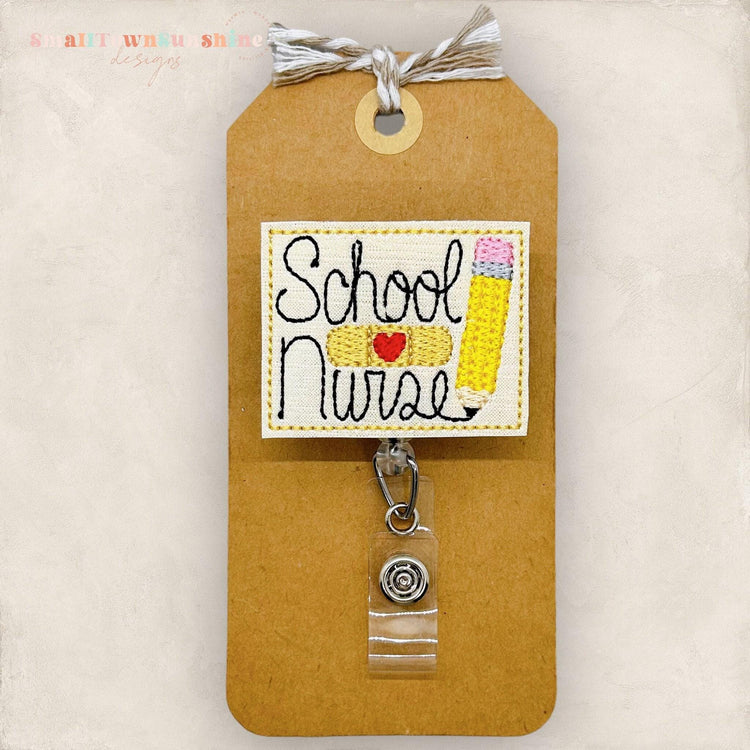 School Nurse Badge Topper