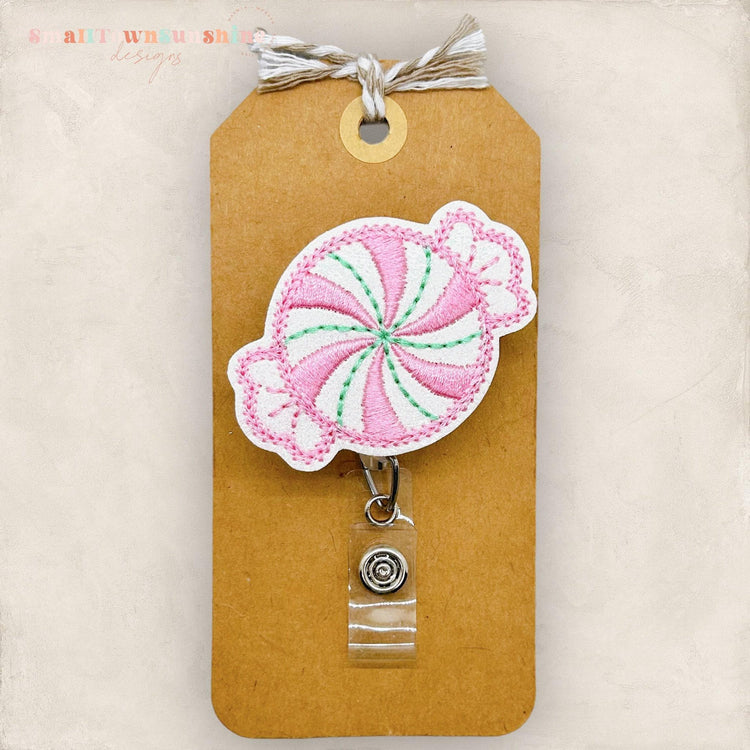 Peppermint Candy Badge Topper