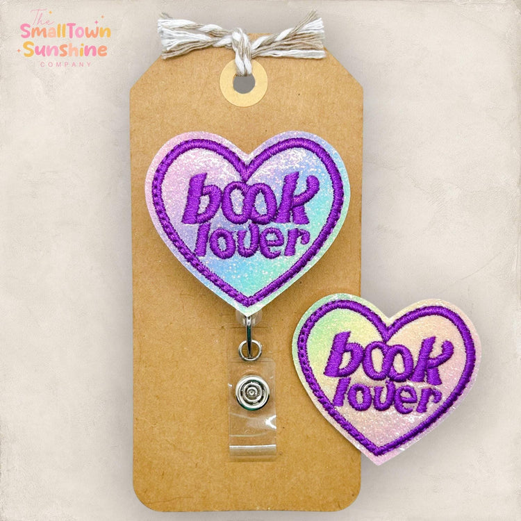 Book Lover Badge Topper
