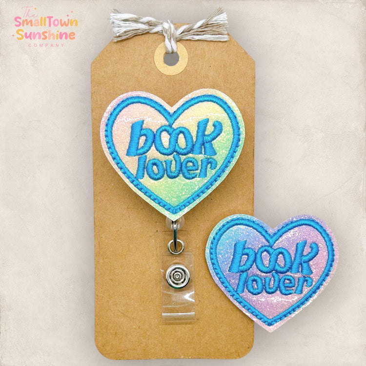 Book Lover Badge Topper