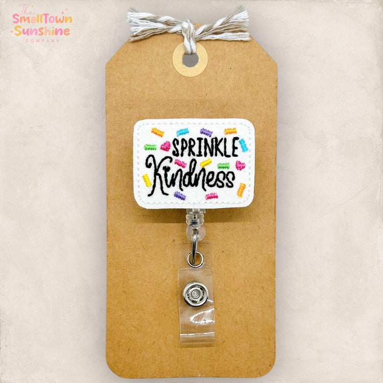 Sprinkle Kindness Badge Topper