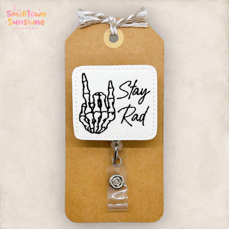 Stay Rad Badge Topper