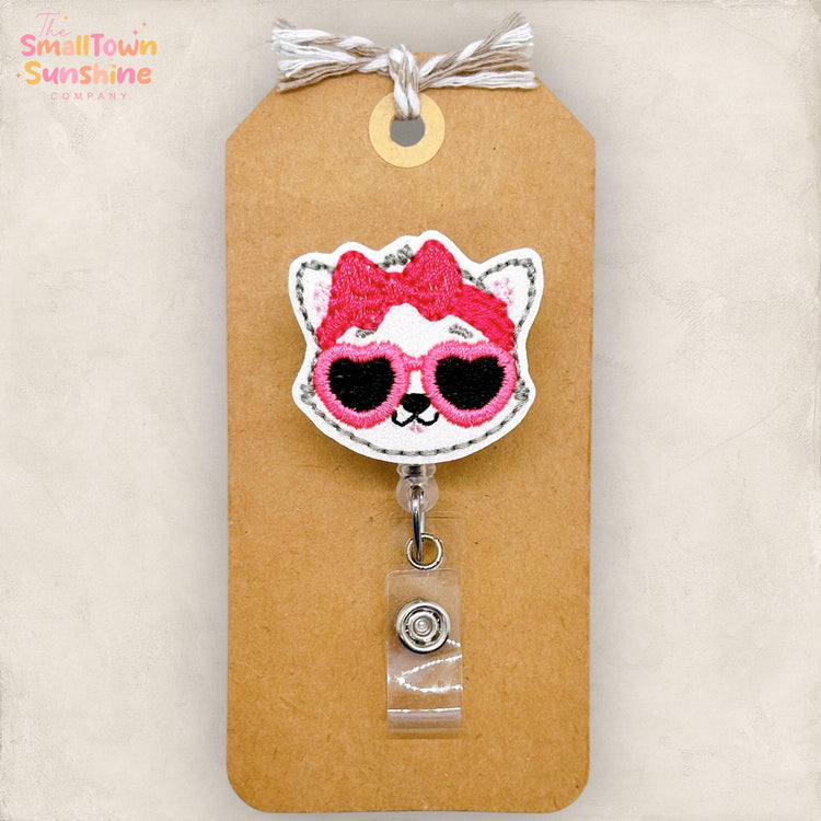 Summer Cat Badge Topper