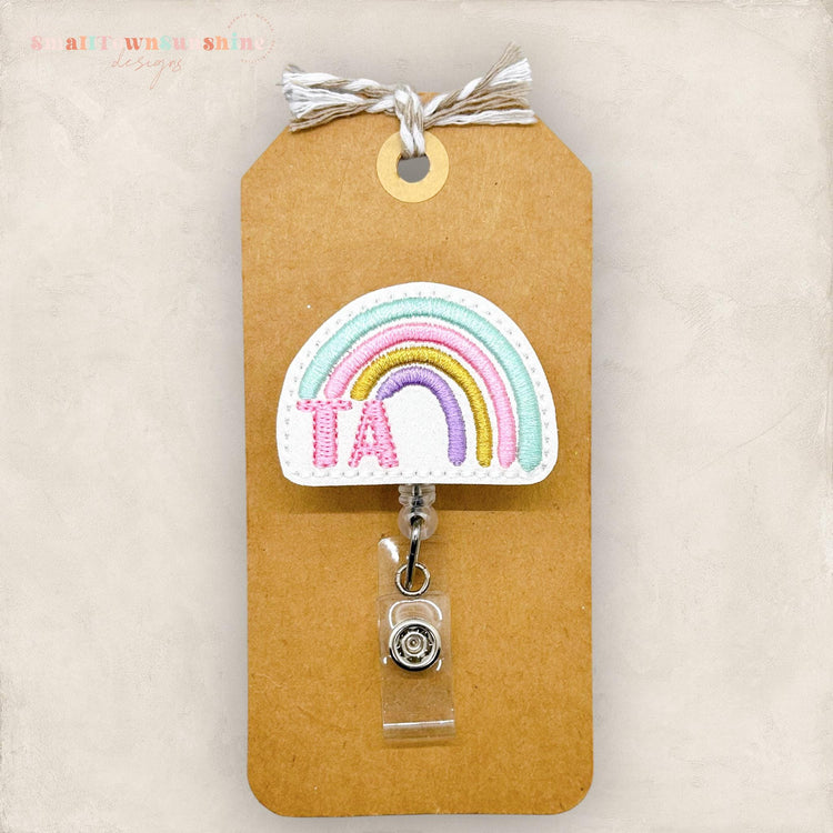 TA Rainbow Badge Topper
