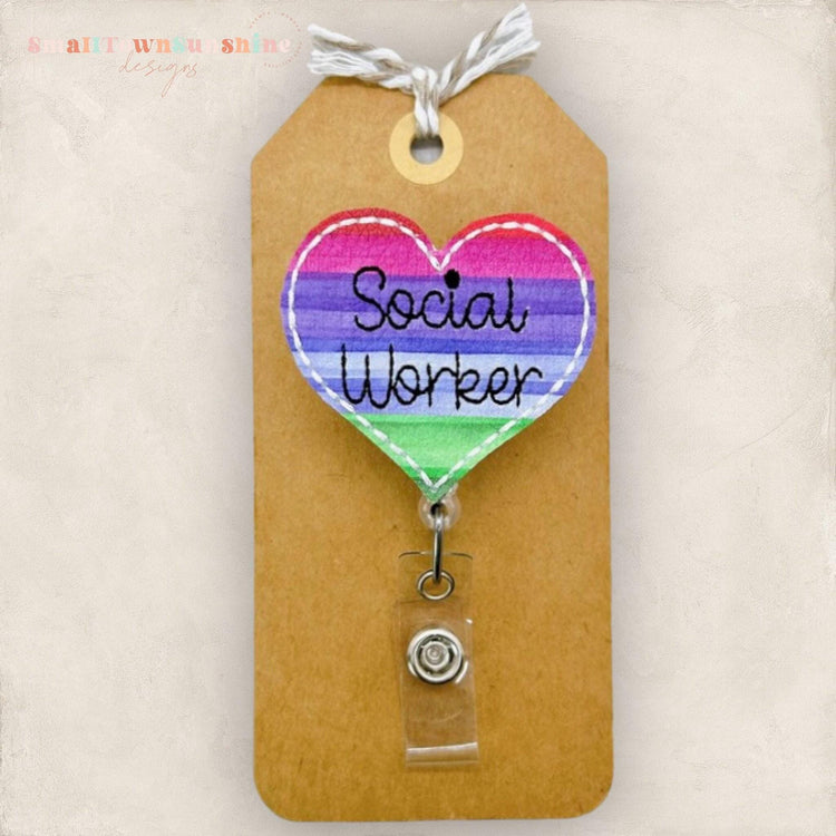 Social Worker Badge Topper