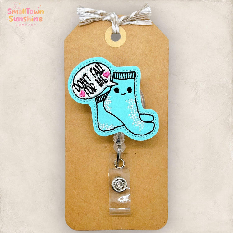 Don’t Fall for Me Badge Topper