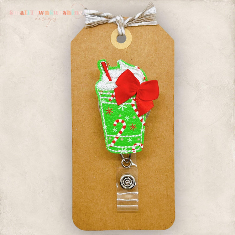 Peppermint Mocha Badge Topper
