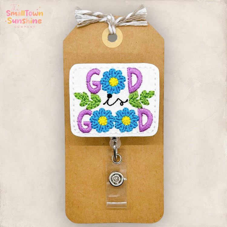 God is Good Badge Topper