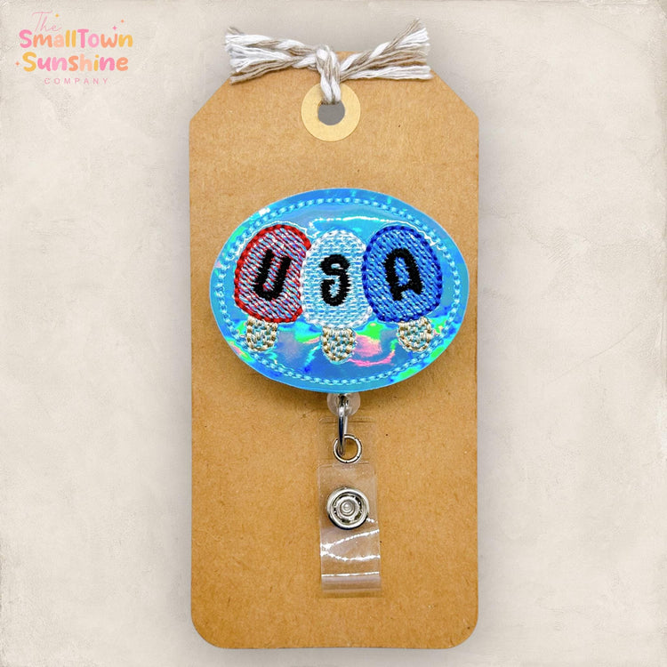 USA Ice Pops Badge Topper