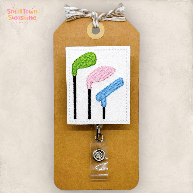 Golf Club Trio Badge Topper
