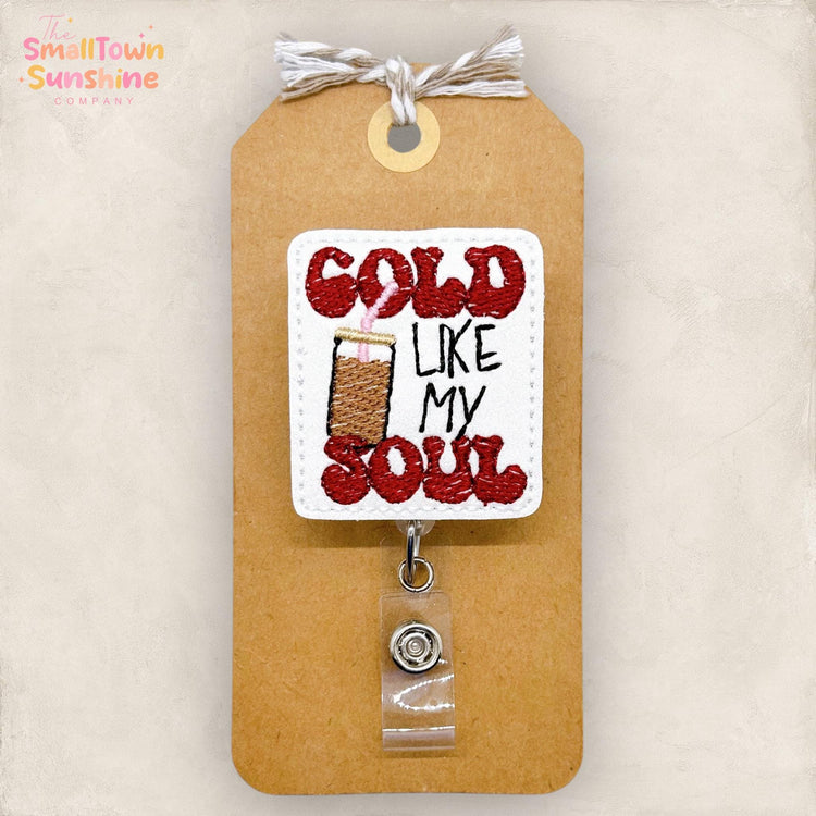 Cold Like My Soul Badge Topper