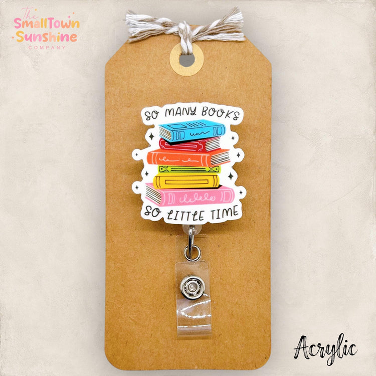 So Many Books So Little Time Badge Reel