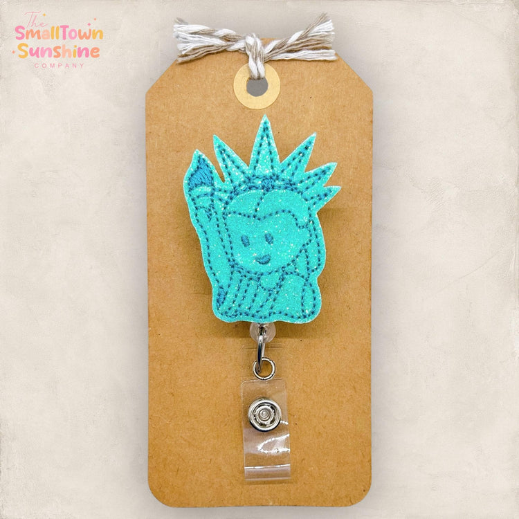 Statue of Liberty Badge Topper