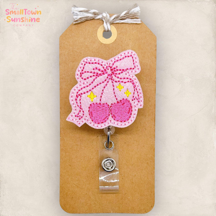 Coquette Cherry Badge Topper