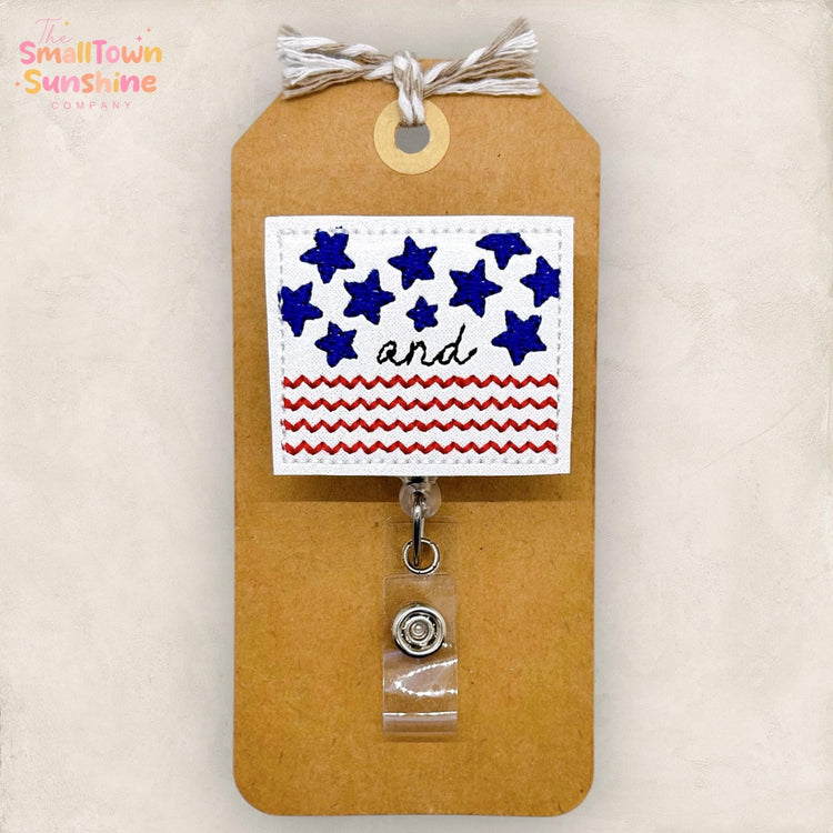 Stars & Stripes Badge Topper
