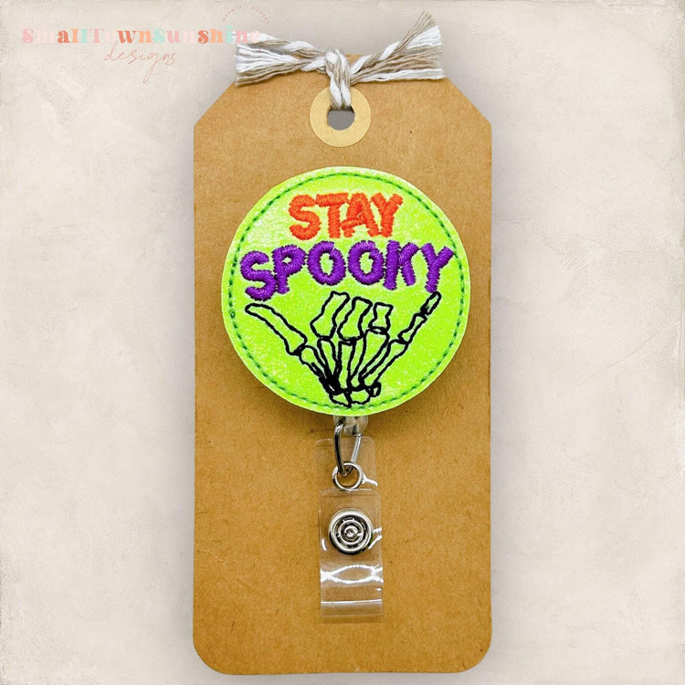 Stay Spooky Badge Topper
