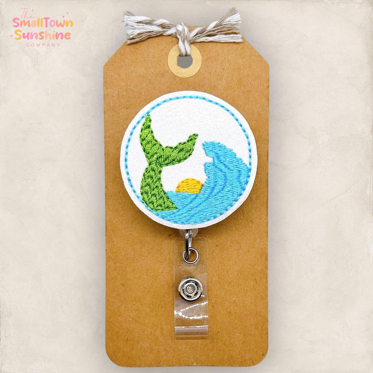 Mermaid Sunset Badge Topper