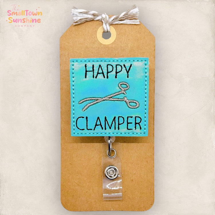 Happy Clamper Badge Topper
