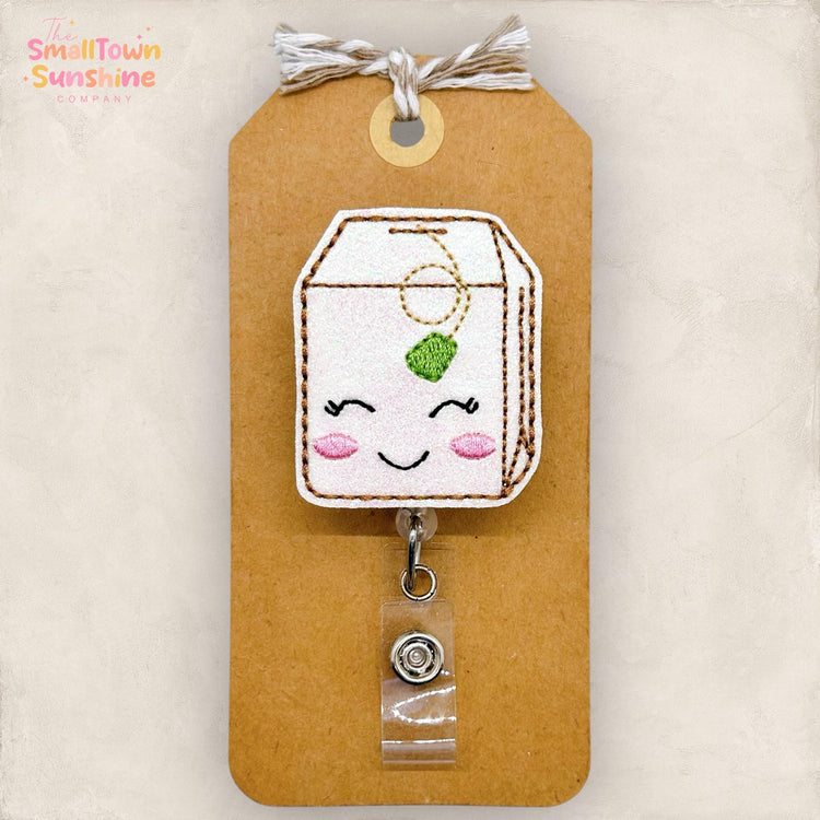 Cute Tea Bag Badge Topper