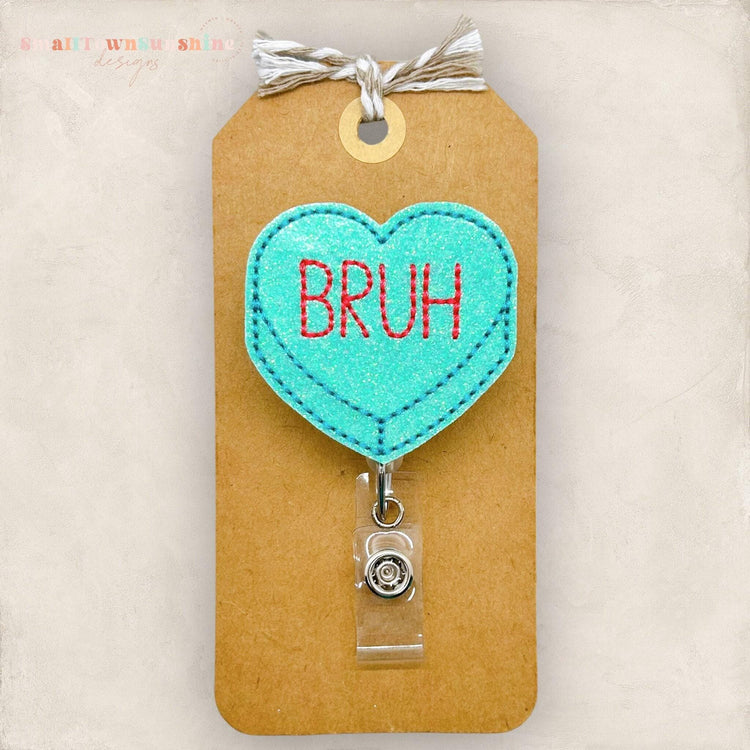 Conversation Heart Badge Topper