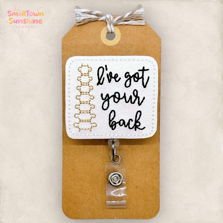 I’ve Got Your Back Badge Topper