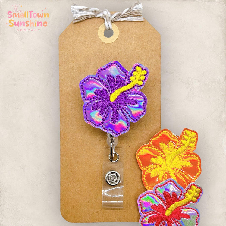 Hibiscus Badge Topper