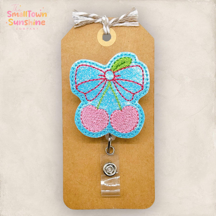 Coquette Cherry Badge Topper