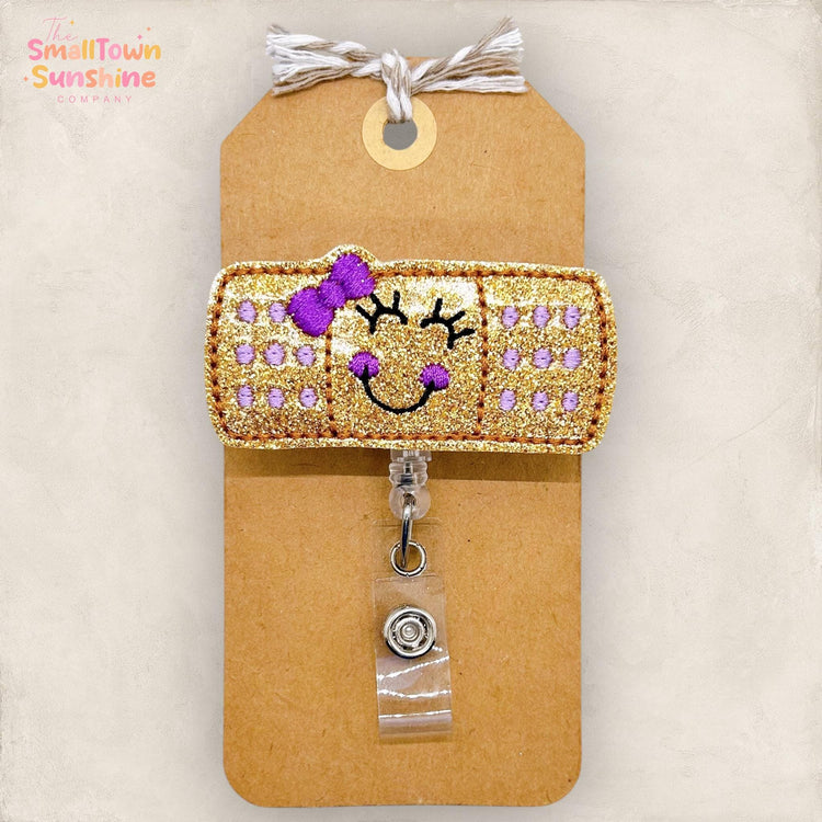 Bandage with Bow Badge Topper