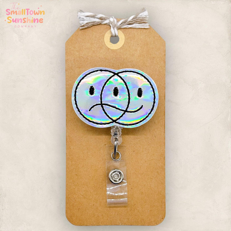 Perspective Faces Badge Topper