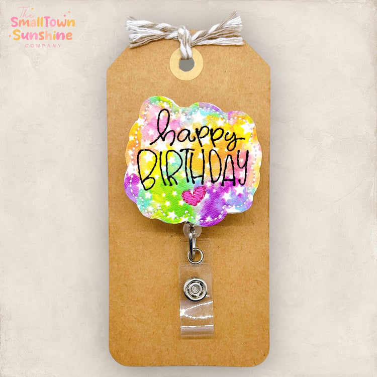 Happy Birthday Badge Topper