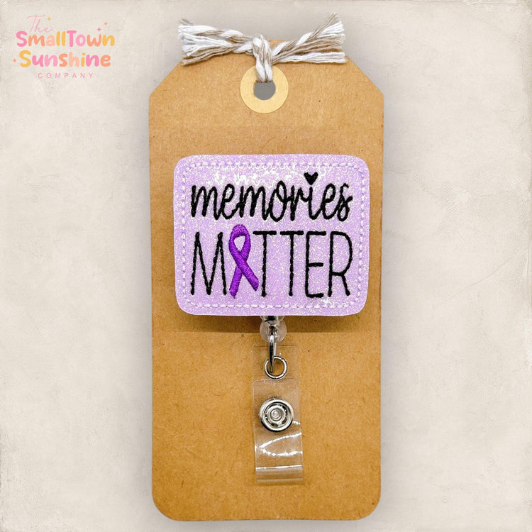 Memories Matter Badge Topper