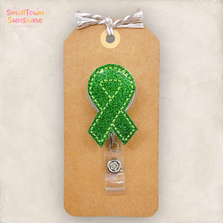 Green Ribbon Badge Topper