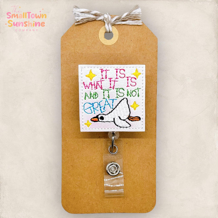 It Is What It Is And It’s Not Great