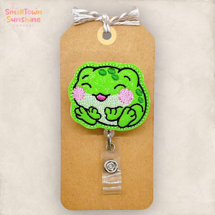 Chubby Frog Badge Topper