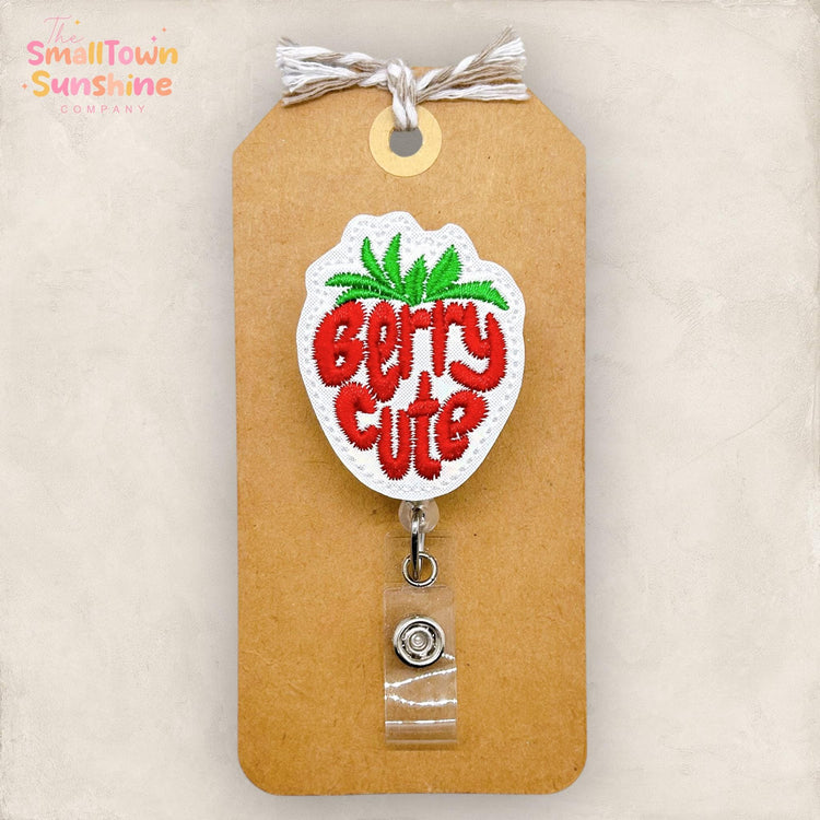 Berry Cute Badge Topper